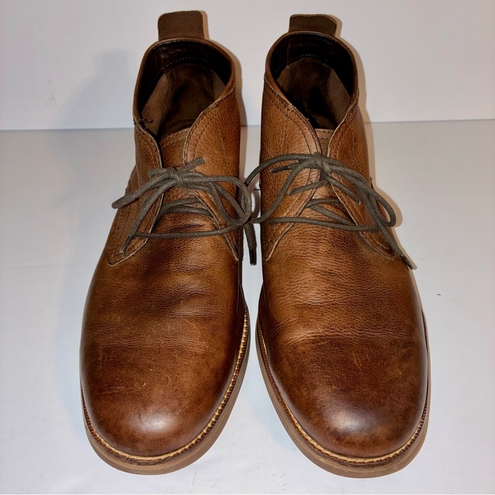 Cole Haan C11847 Brown Distressed Leather Chukka Ankle Boots Mens Size 13M